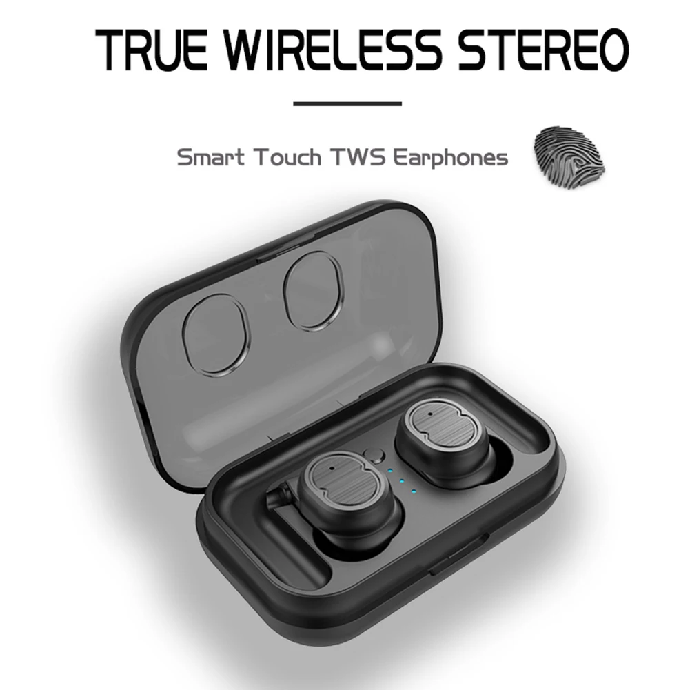 TWS Bluetooth V5.0 стерео наушники в ухо беспроводные мини гарнитура Сенсорное