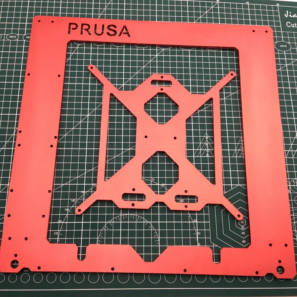 1 набор анодированный алюминиевый Prusa i3 рама комплект с подогревом кровать