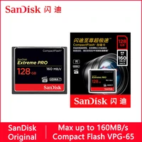 sandisk extreme pro compact flash cf card 128gb 32gb 64gb 256gb 160mbs memory card 32 64 128 gb flash card memory carte memoire