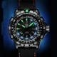 Waterproof 50M Military Quartz Watches Luminous Chronograph Stop Watch Luxury Silicagel Strap Luminous tube Diving Men Watch Other Image