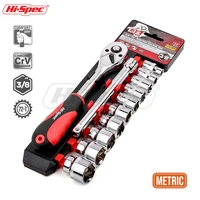 hi spec 12pc 38 72t socket wrench cr v torque wrench spanner set 8 22mm socket set with ratchet wrench set auto repair tools