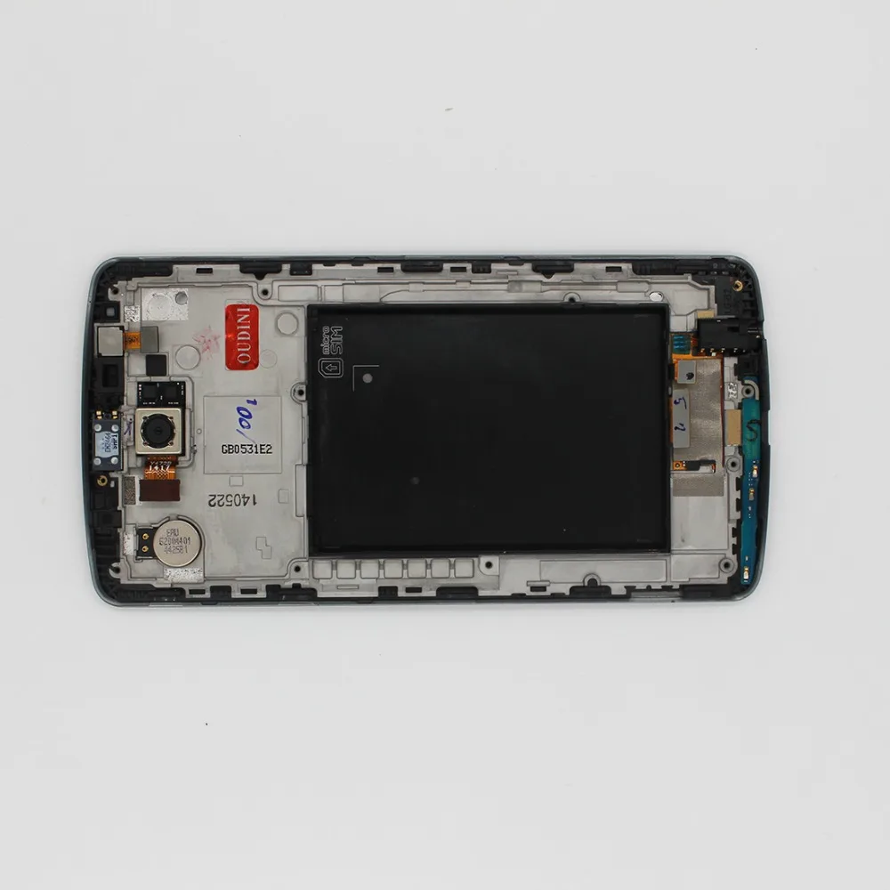 Oudini 100% оригинальный для LG G3 ЖК дисплей Сенсорный экран планшета с заменой кадров
