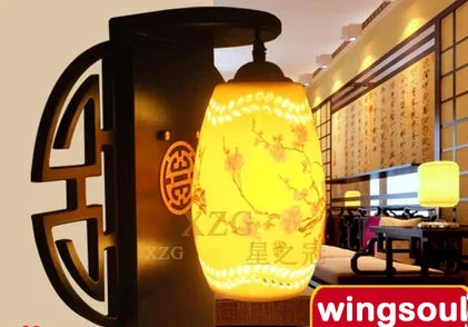 Фарфоровая лампа декоративная 220VAC ночник | Лампы и освещение