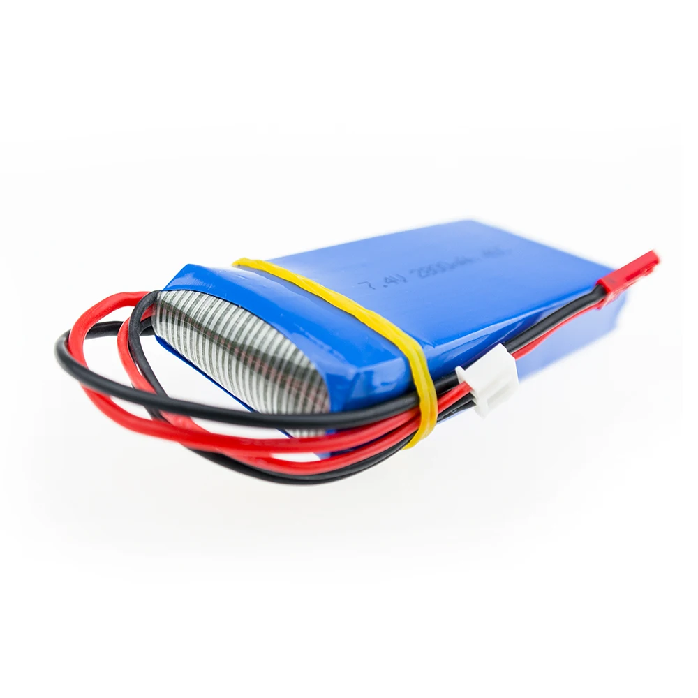 5 шт. Липо 7.4 В 2800 мАч 2 s батареи для WLtoys V262 V333 V323 V666 вертолет Quadcopter беспилотный