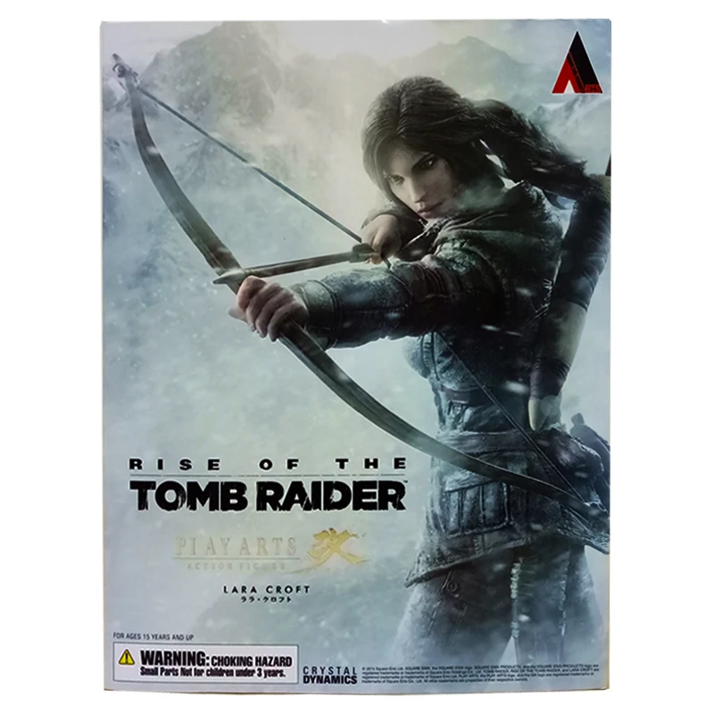 Экшн фигурка Tomb Raider Lara Croft Play Arts Kai Movie Rise of The PLAY ARTS Toys Game PA12|tomb raider action figure|play arts kaiaction