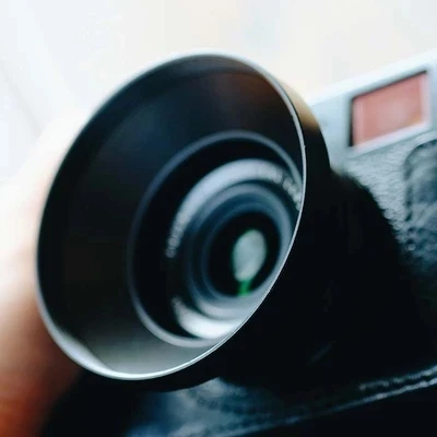 Камера металлический Широкий формат объектив Резьбовая бленда черный