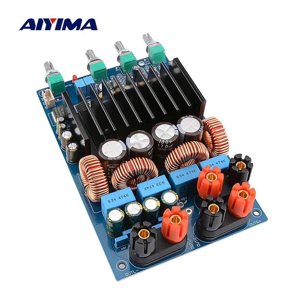 Усилитель мощности AIYIMA 2 1 TAS5630 аудиоплата 300 Вт + 150Wx2 класса D цифровой усилитель