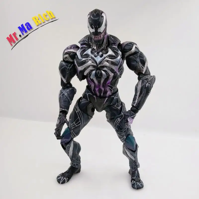 26 см Человек-паук Venom фигурку ПВХ аниме Мститель фигурка игрушка кукла модель