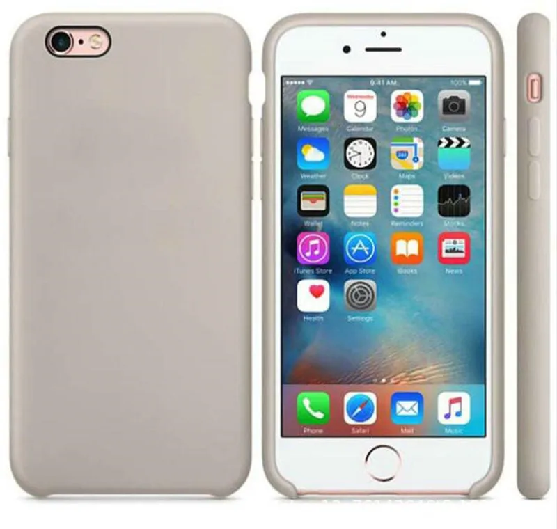 Официальные силиконовые чехлы для iPhone 7Plus 6 6S 7 8 Plus с логотипом силиконовый чехол для iPhone 10 X XR XS Max в розничной упаковке - Цвет: 27
