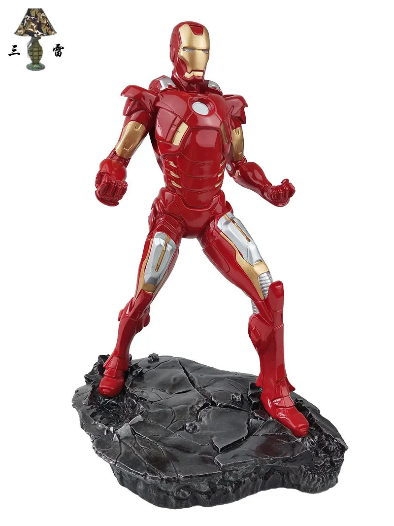Фигурки героев Marvel Мстители война бесконечности ЖЕЛЕЗНЫЙ ЧЕЛОВЕК Марк 7 Смола