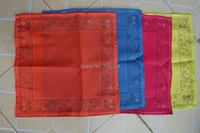 Custom Print Polyester Handkerchiefs, Head Bandanas, 25X25CM, 100pcs, Free shipping