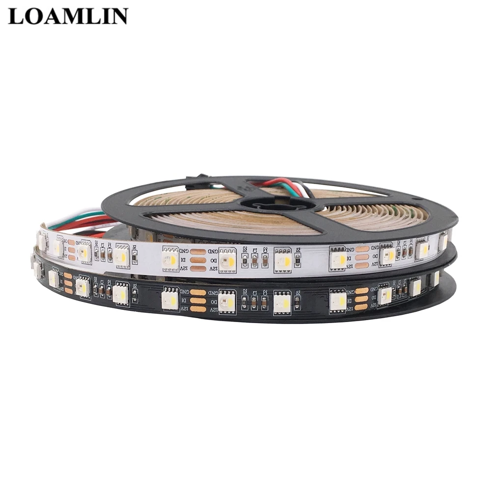 SK6812 5050SMD RGBW (Similair WS2812b) 4 в 1 12 пост. Тока настраиваемый светодиод IP30/IP65/IP67 60