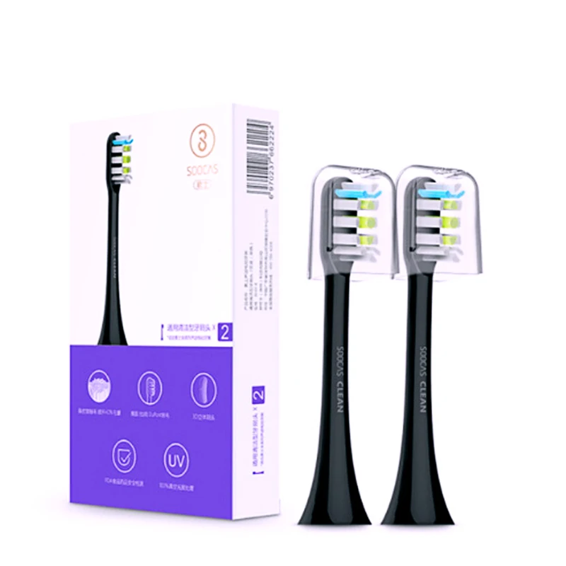 Xiaomi Soocare Сменная головка зубной щетки Soocas X3 X3S Чистая/мини-щетка сменная коробка для путешествий DentalFoss