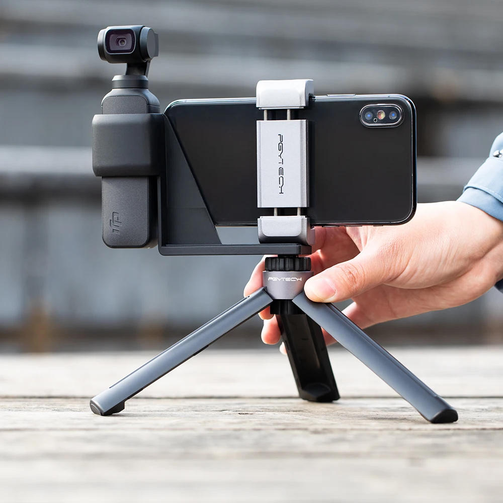 PGYTECH Настольный мини штатив для DJI OSMO Action/GoPro/экшн камеры 1/4 резьбовой порт