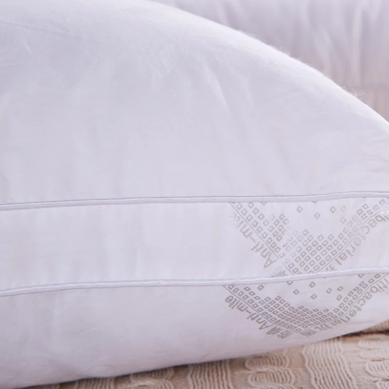 1 шт. пятизвездочный отель Хлопок перо бархатная легкая Подушка нулевое давление