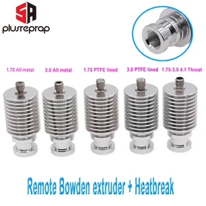 V6 радиатор теплоотвод охлаждающая труба все цельнометаллическая  радиатор теплоотвод  J-головки hotend удаленного блока с тепловым перерывом для 1.75 мм 3.0 мм филамента V6 головка экструдера 3D-принтеры Запчасти