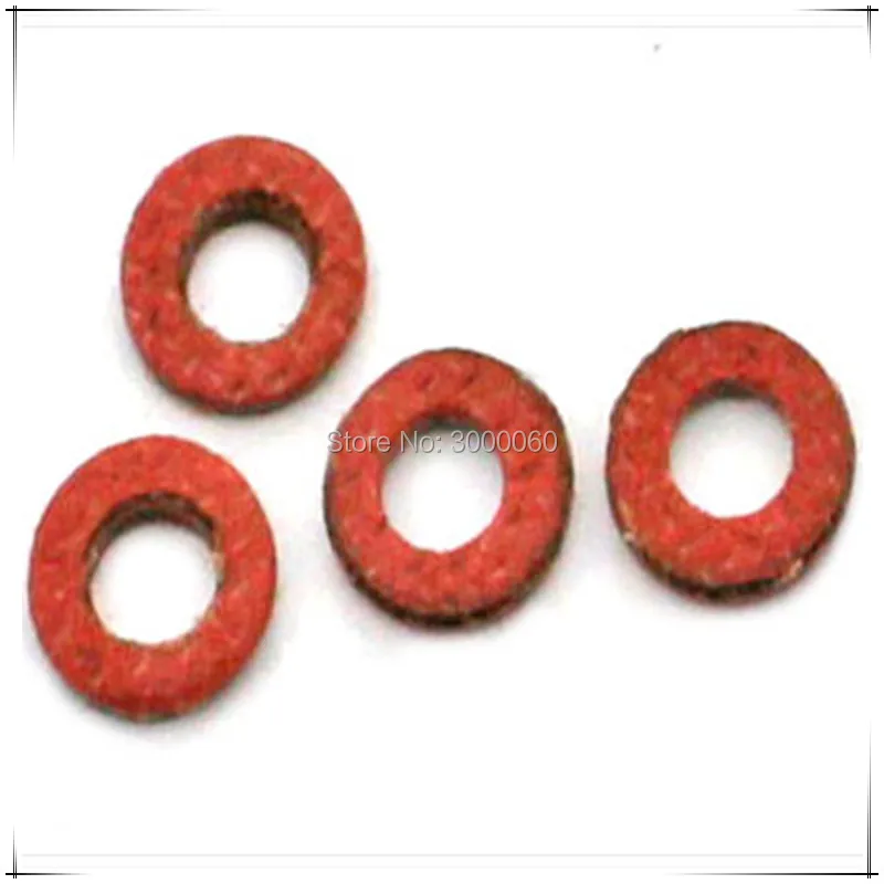 

M4*10mm(OD)*1mm(Thickness) Red Steel Paper Insulation Spacer Gasket Washer 1000pcs/lot