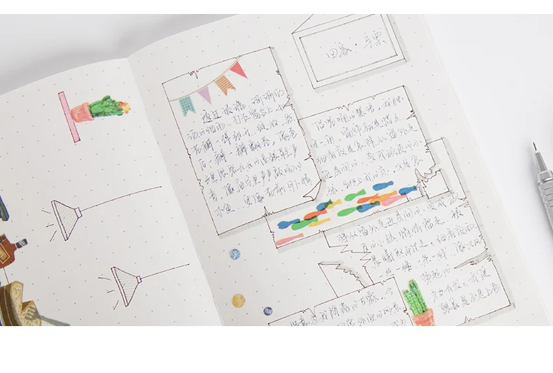 Ежедневник еженедельник школе журнал простой дневник Bullet Journal Defter пополнения Hobonichi Bujo подарок