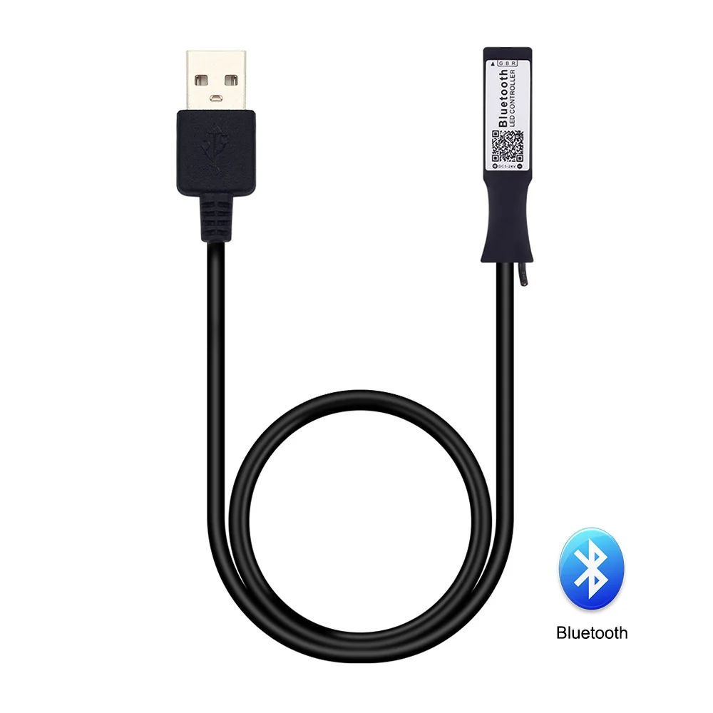 USB LED RGB контроллер Bluetooth app управление музыкальный для 5 в Светодиодная лента 5050