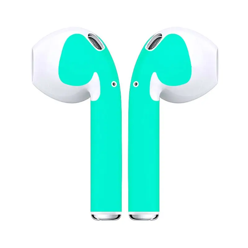 10 Тонкая наклейка кожи для Apple Airpods Air Pods наушники стикер аксессуары для наушников - Цвет: 10