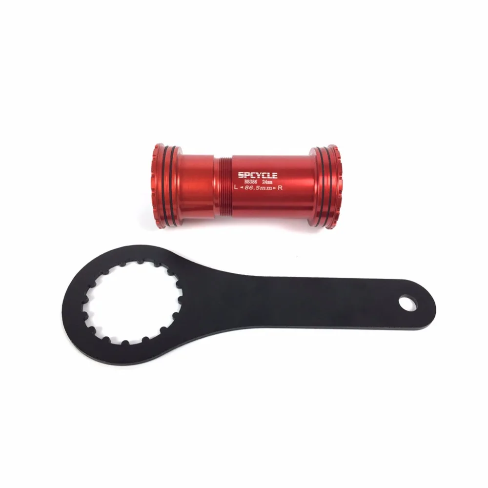 

BB386 EVO 24/30mm Adapter Bicycle Press Fit Bottom Brackets For Crankset 46*24mm 46*30mm Special Tools