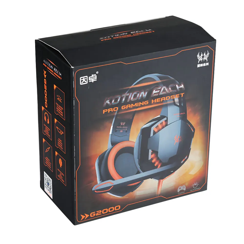 ZIPOM G2000 USB 3.5 мм Стерео Окружают ПК Игры Повязка Гарнитура Наушники Микрофон С