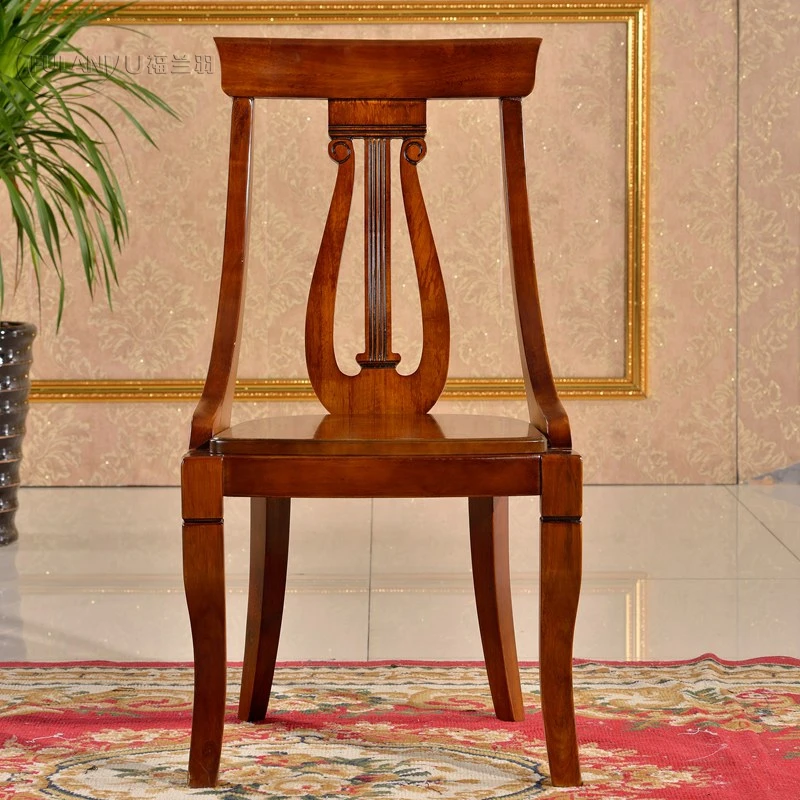 Семья стул Отель обеденный дерево Европейский стиль деревянные стулья