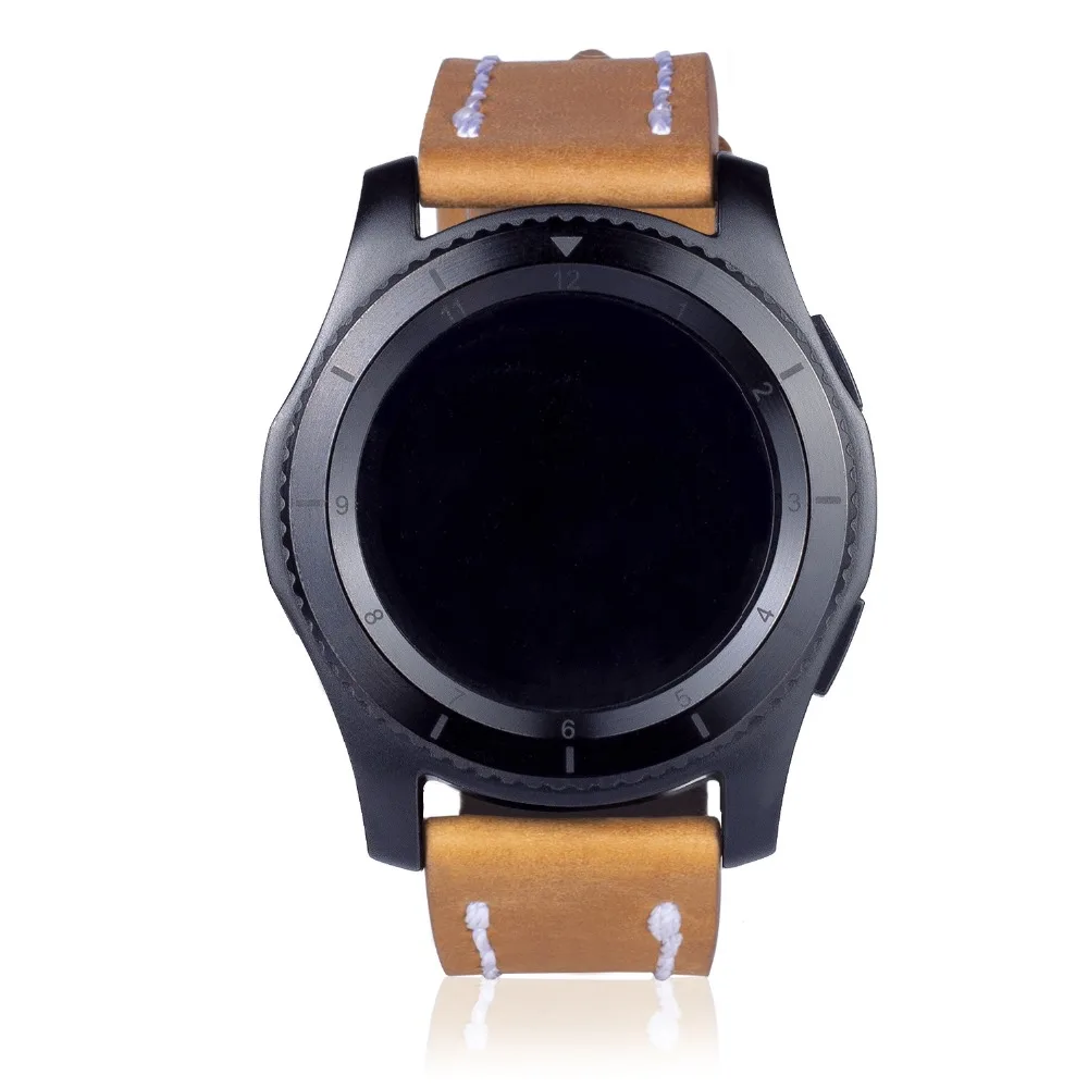 Laforuta gear S3 Frontier ремешок для samsung Galaxy Watch 46 мм S 3 Slassic 22 мм кожаный браслет на запястье Ретро винтажный ремень