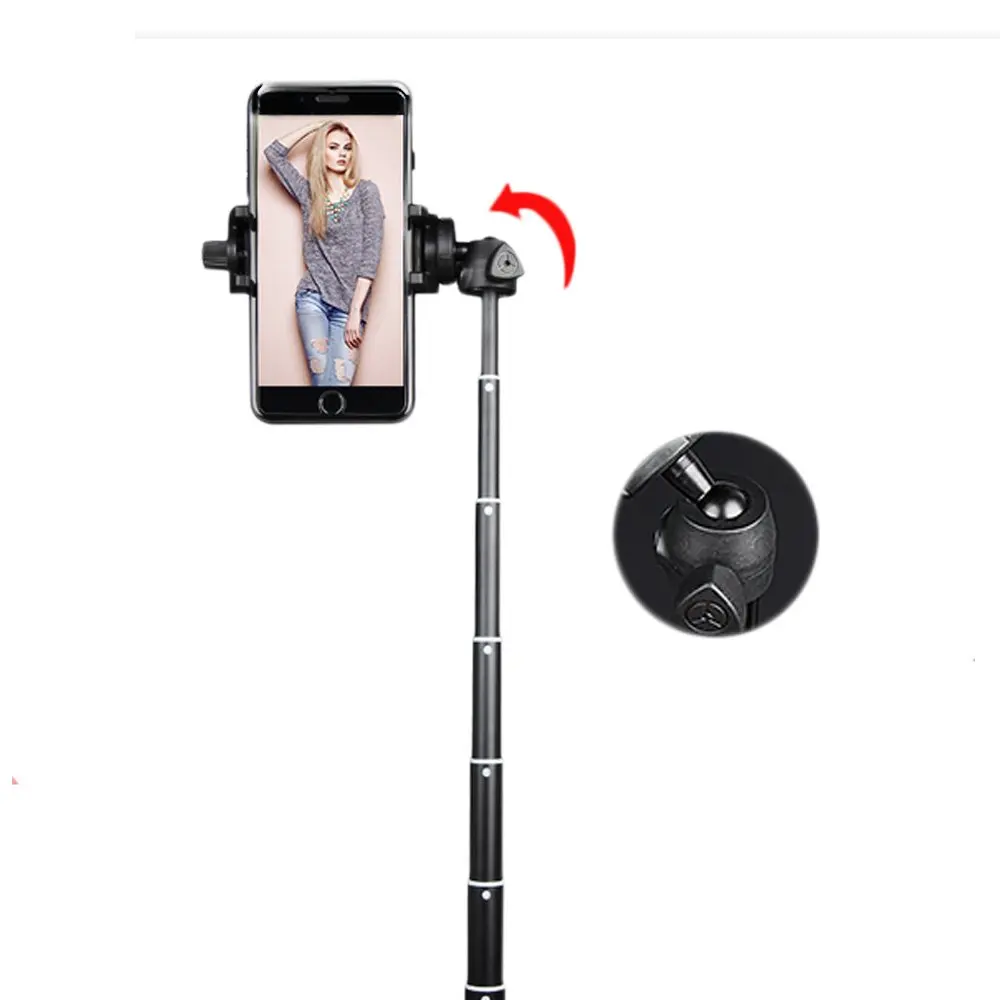 YUNTENG беспроводной Bluetooth пульт дистанционного управления Выдвижная палка для селфи монопод штатив подставка для телефона держатель для iPhone Sumsang Android