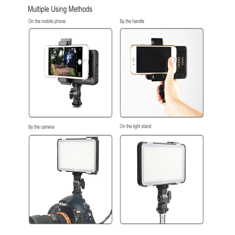 Светодиодный светильник GODOX M150 5600K Белая светодиодная панель для селфи лампа Iphone