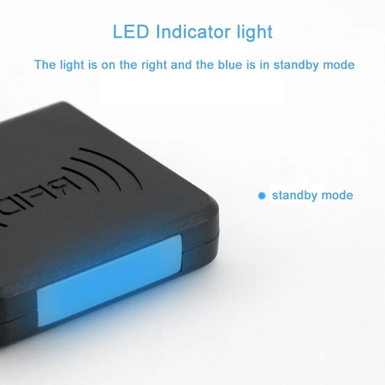 125KHz Mini RFID Reader Mobile Phone EM4100 TK4100 ID Card micro usb Interface Support Android System | Безопасность и защита