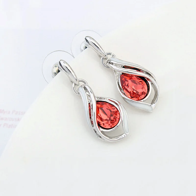 Подвеска с кристаллами Сваровски серьги гвоздики|fashion jewelry set|jewelry setsjewelry sets fashion |