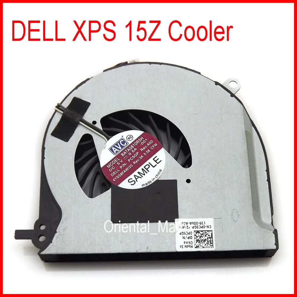 Бесплатная доставка новинка DFS531105MC0T BATA0810R5H 001 DC5V 0.5A для DELL XPS 15Z L511Z кулер
