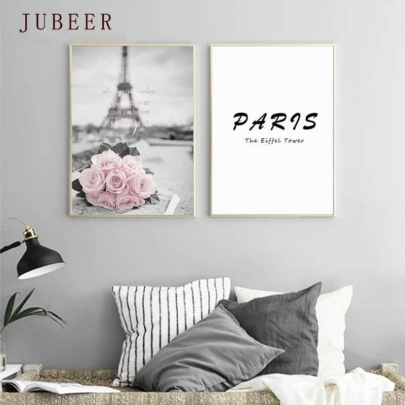 Скандинавский стиль Париж башня принты искусство на стену простой постер