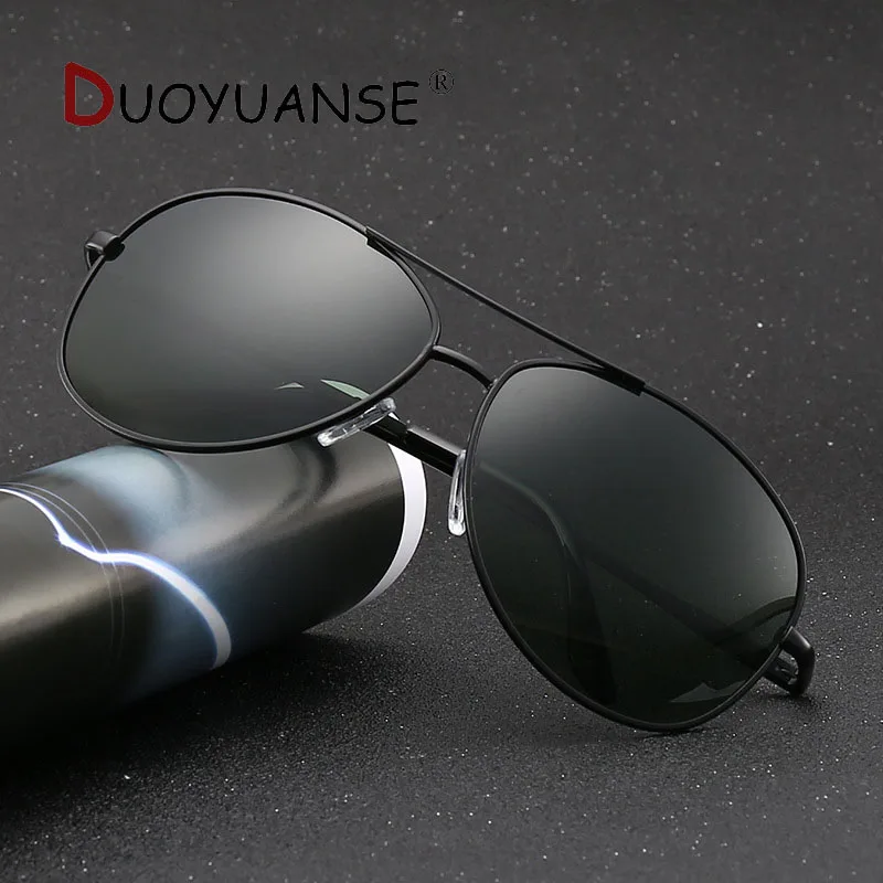 

DUOYUANSE 2019 Men Brand Polarized Sunglasses Driver Driving Pilot Sun Glasses Fashion Spring Hinge UV400 Eyewear A103