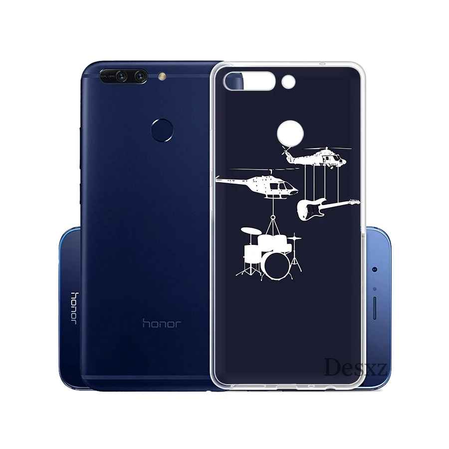 Чехол для Huawei Y5 Y6 Y7 II Prime 2017 2018 чехол телефона музыкальный инструмент