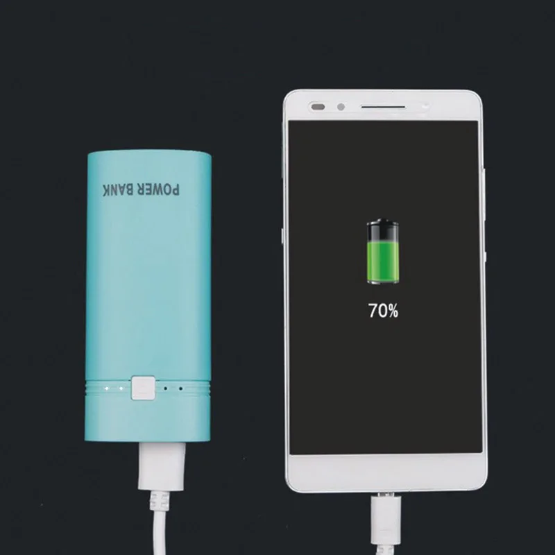 18650 литий ионный аккумулятор 2 слота перезаряжаемое зарядное устройство коробка