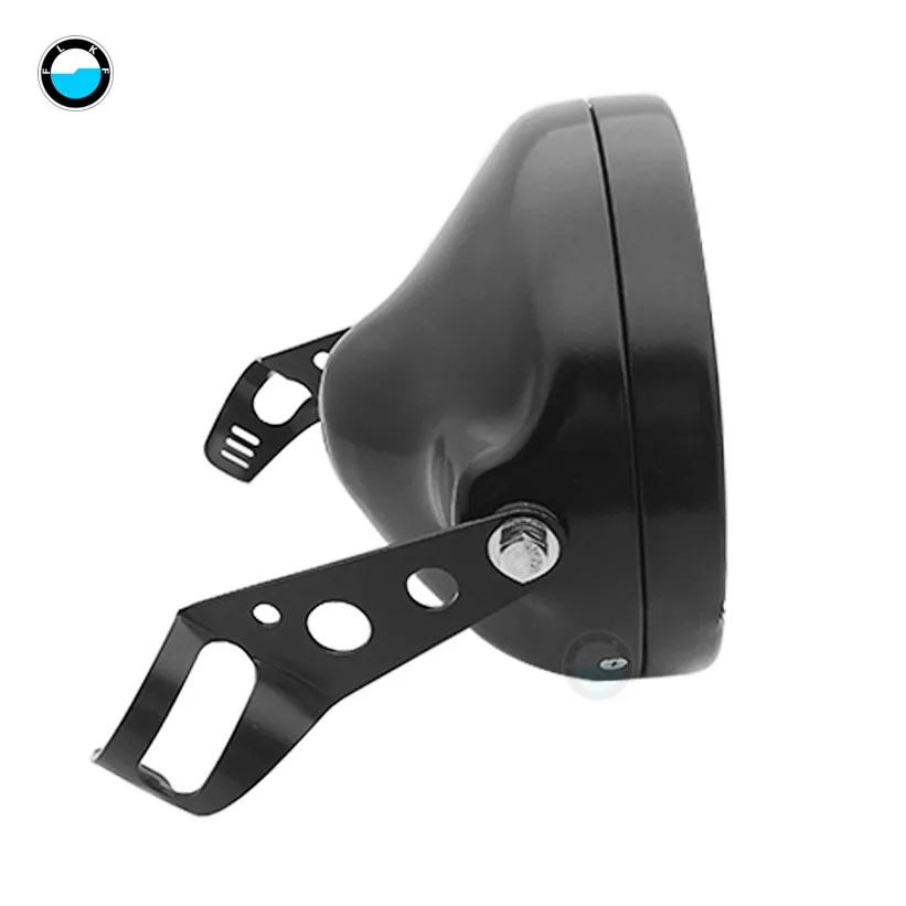 1 pcs black house 7-дюймовый 60 W DOT SAE E9 мотоцикл фары с углом глаза светодиодные фары 7 дюймов корпус лопасти отделка кольцо - Цвет: 1 pcs black house