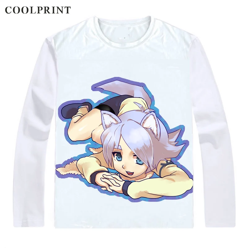 Мужская футболка Coolprint Fubuki Shirou повседневная Винтажная с длинным рукавом и