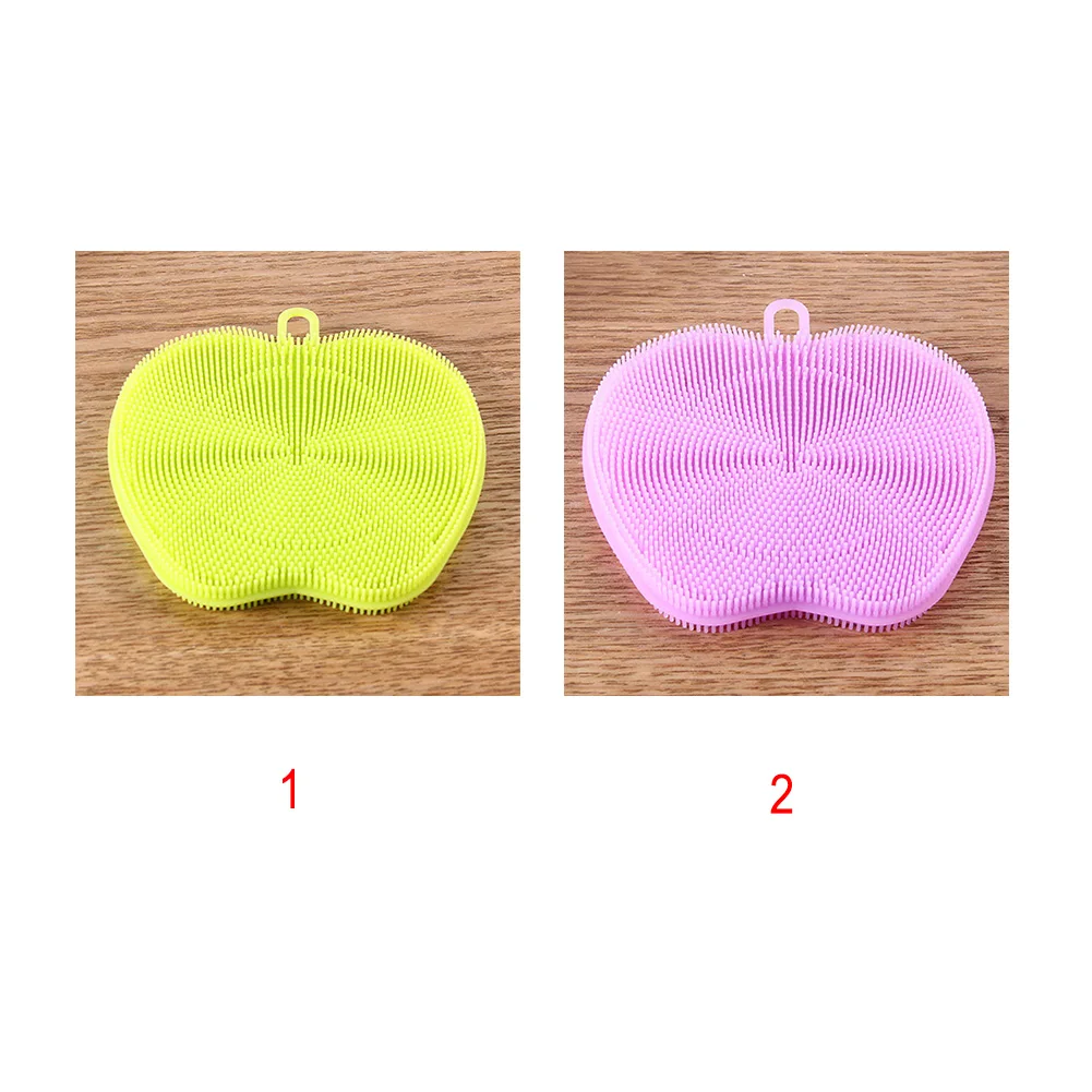 Hot Sale Silicone Dish Bowl Cleaning Brush Scouring Pad Pot Pan Wash Brushes Cup Mat Placemat Kitchen Washing Tool | Дом и сад