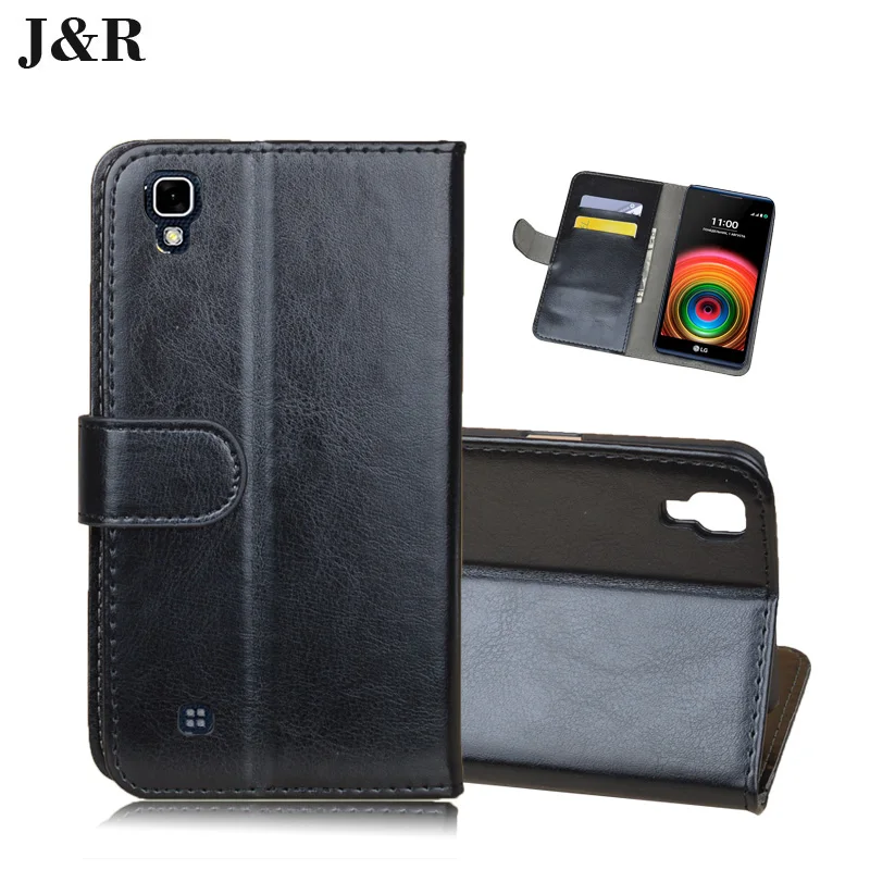 J & R для LG X стиль чехол кожаный телефона K200DS Кожа Книга Стиль откидной Чехол Kicktand