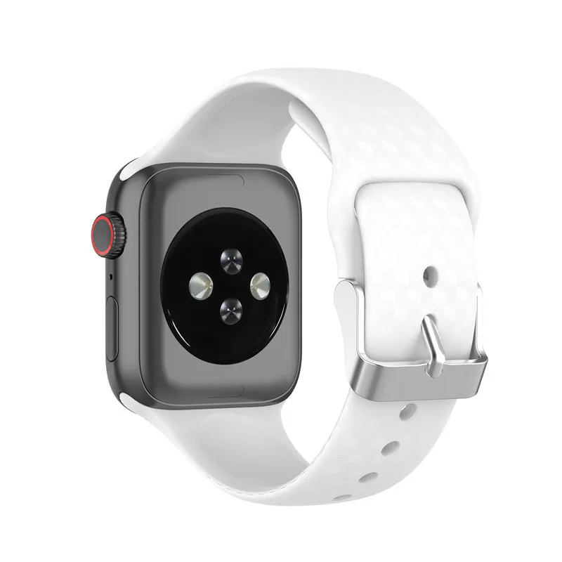 Новый дизайн силиконовый ремешок для Apple Watch Band Series 4 3 2 1 Iwatch часов Аксессуары