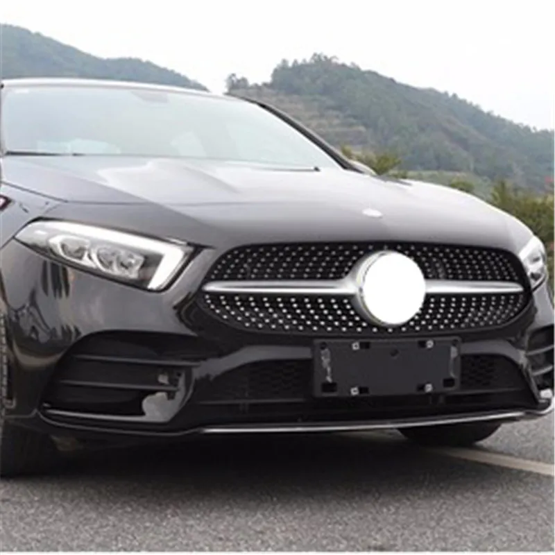Новинка 2019 Алмазная решетка для переднего бампера класса A W177 Amg гоночный