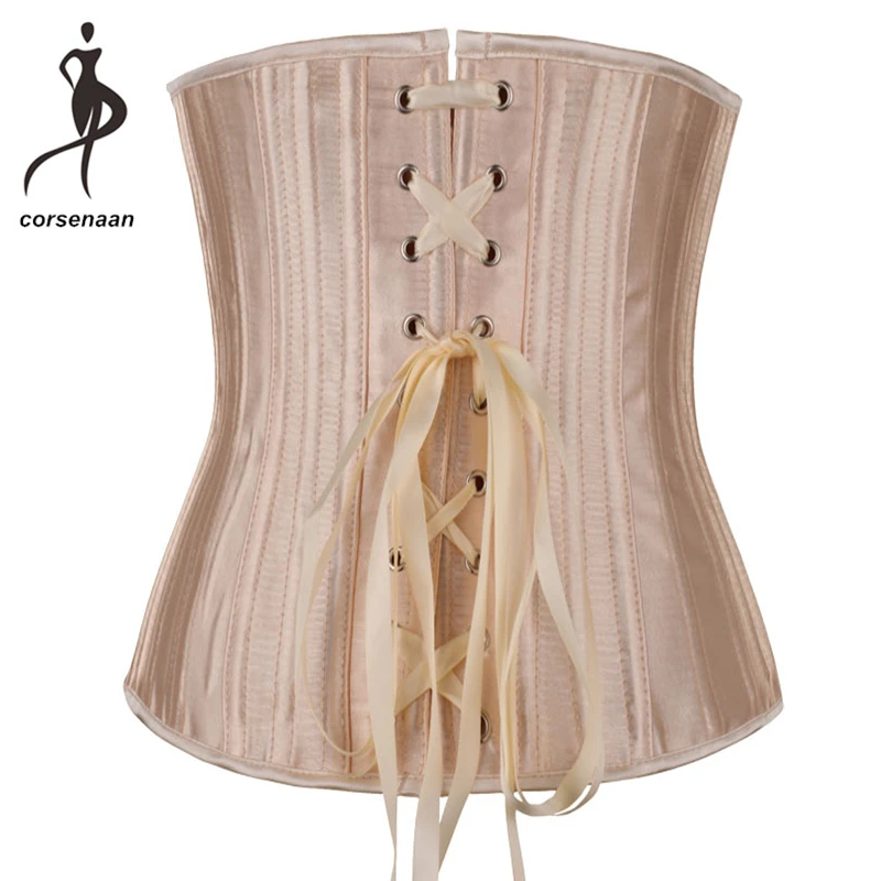 Черный/телесный Женский Пояс Cincher Shaper 26 стальных костей под грудью талии тренировочный корсет Размер XXS-2XL 8001