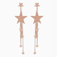 pop creative fancy original metal tassel earring star earrings hanging women hoop long earrings girls fashion jewelry gift