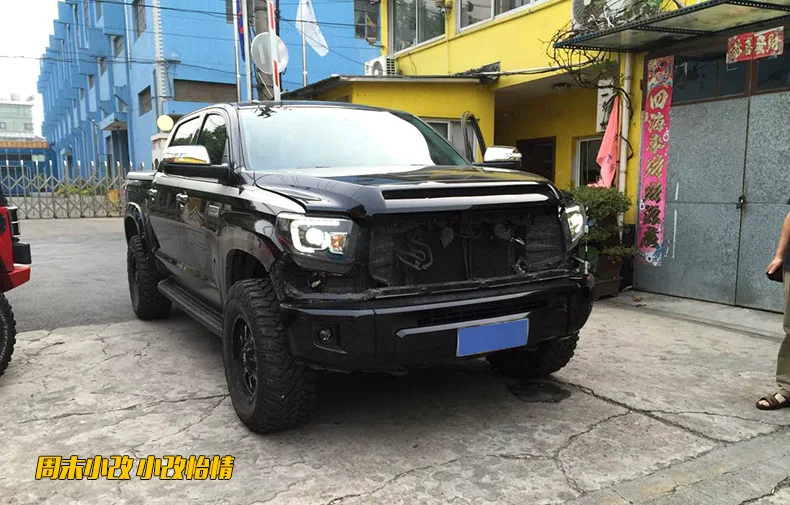 Doxa автомобильный стиль для Toyota Tundra фары для Sequoia 2007-2013 год фара DRL Передняя Биксеноновая линза двойной луч HID комплект