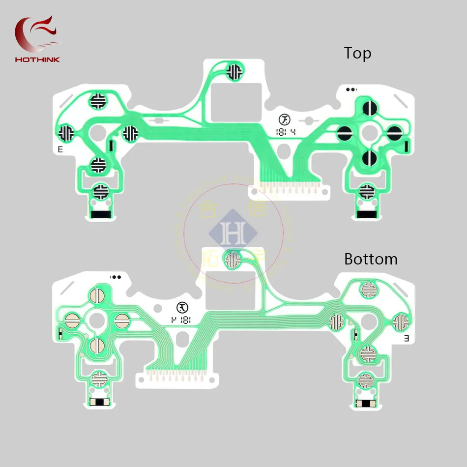 20 шт./лот HOTHINK Замена контроллера ленточная печатная плата PCB контактная площадка гибкий кабель для PS4 для ремонта регулятора часть PS4 PRO