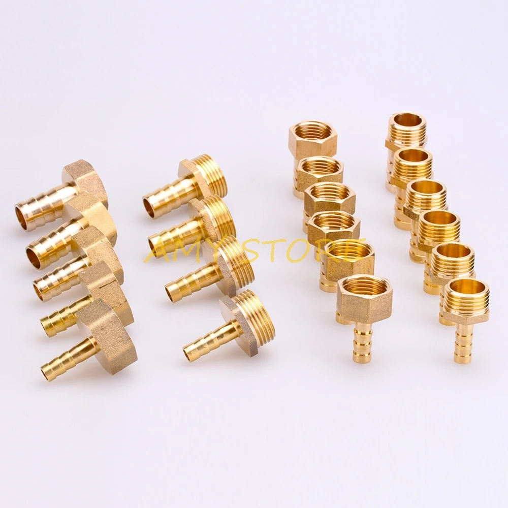 1 шт. латунный воздушный шланг для хвоста диаметр 4 6 8 10 12 14 16 19mm Male Female 1/8 1/4 3/8 1/2 3/4