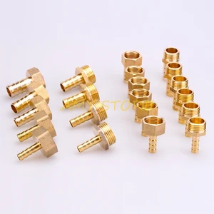 1 шт. латунный воздушный шланг для хвоста, диаметр 4 6 8 10 12 14 16 19mm-Male Female 18 14 38 12 34 