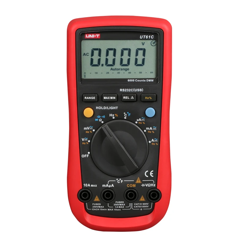 Цифровой мультиметр Φ UT61C высокая надежность Современные Цифровые мультиметры
